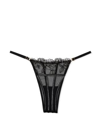 Трусики Midnight Affair Embroidery Brazilian Panty Black