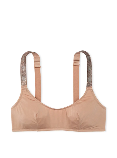 Комплект белья Shine Strap Scoop Bralette Set Praline