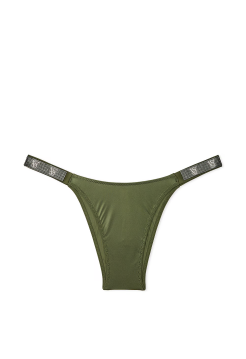 Трусики Shine Strap Brazilian Panty Woodland Green