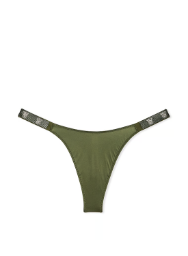 Трусики Shine Strap Thong Panty Woodland Green