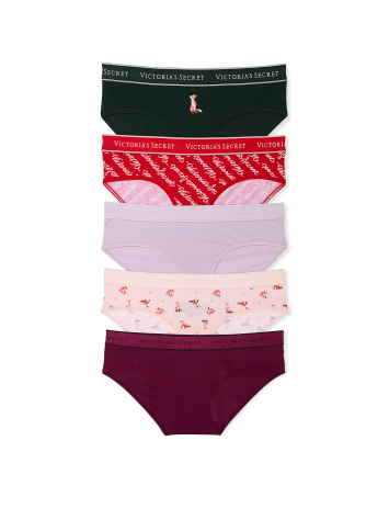 Набір трусиків 5-Pack Logo Cotton Hiphugger Panties Multi