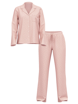 Пижама Modal Soft Long Pajama Set Pink Shimmer