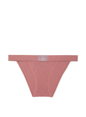 Трусики Logo Cotton Shine Patch Tanga Panty Vintage Rose