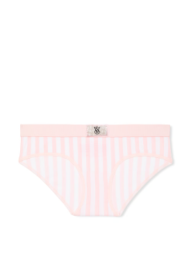 Трусики Logo Cotton Shine Patch Hiphugger Panty Iconic Pink Stripes