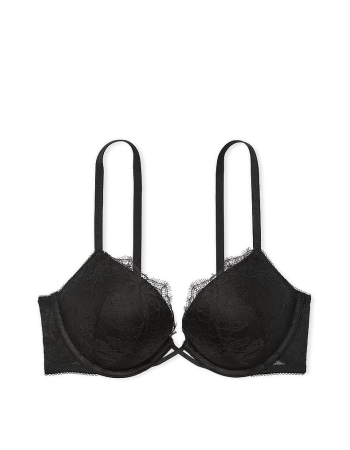 Бюстгальтер Bombshell Add-2-Cups Rose Lace Push-Up Bra Black