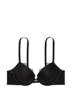 Бюстгальтер Rose Lace Push-Up Bra Black