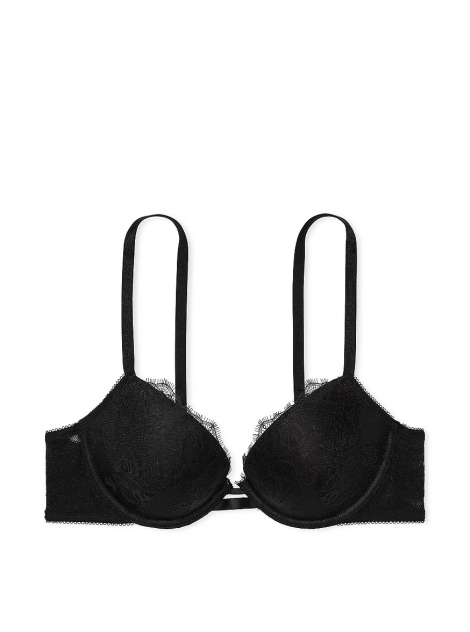 Бюстгальтер Rose Lace Push-Up Bra Black