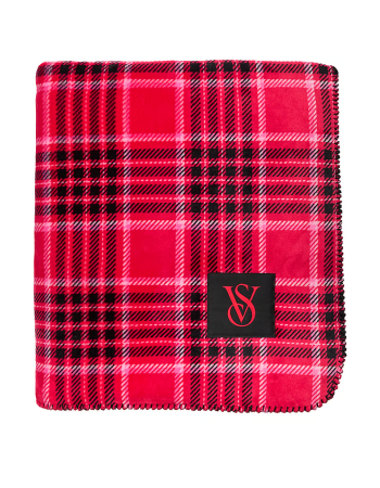 Плед Cozy Plush Blanket Red Plaid