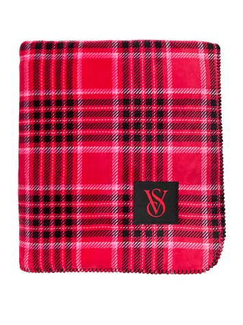 Плед Cozy Plush Blanket Red Plaid