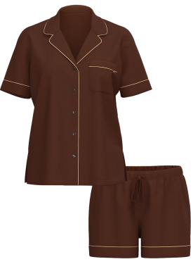 Піжама Modal Soft Short Pajama Set Ganache