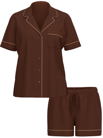 Піжама Modal Soft Short Pajama Set Ganache