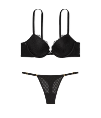 Комплект білизни Rose Lace Push-Up Bra Set Black