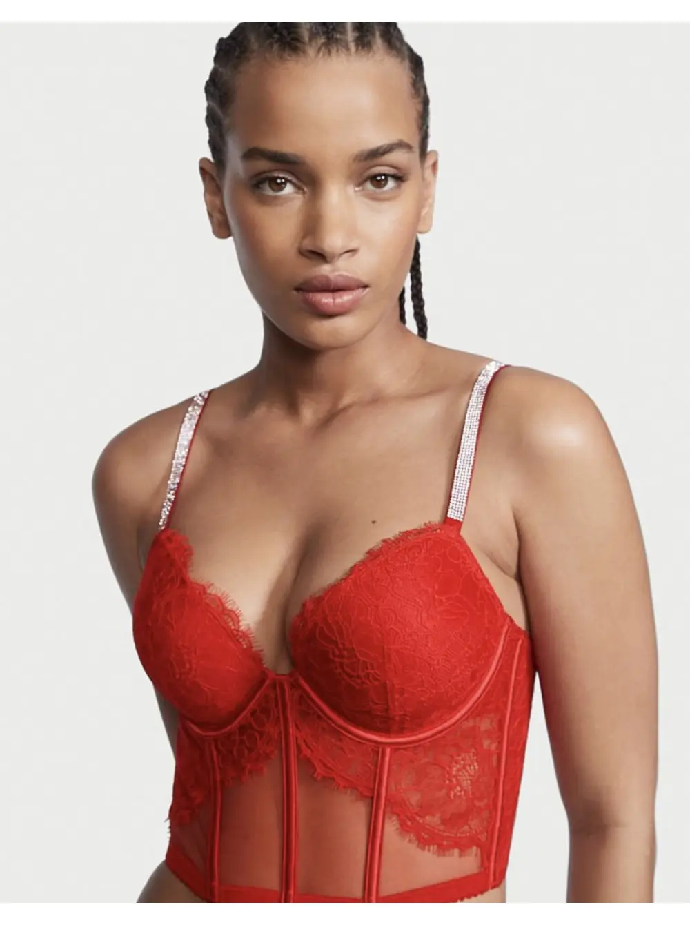КОМПЛЕКТ БЕЛЬЯ VICTORIA'S SECRET VERY SEXY SHINE STRAP