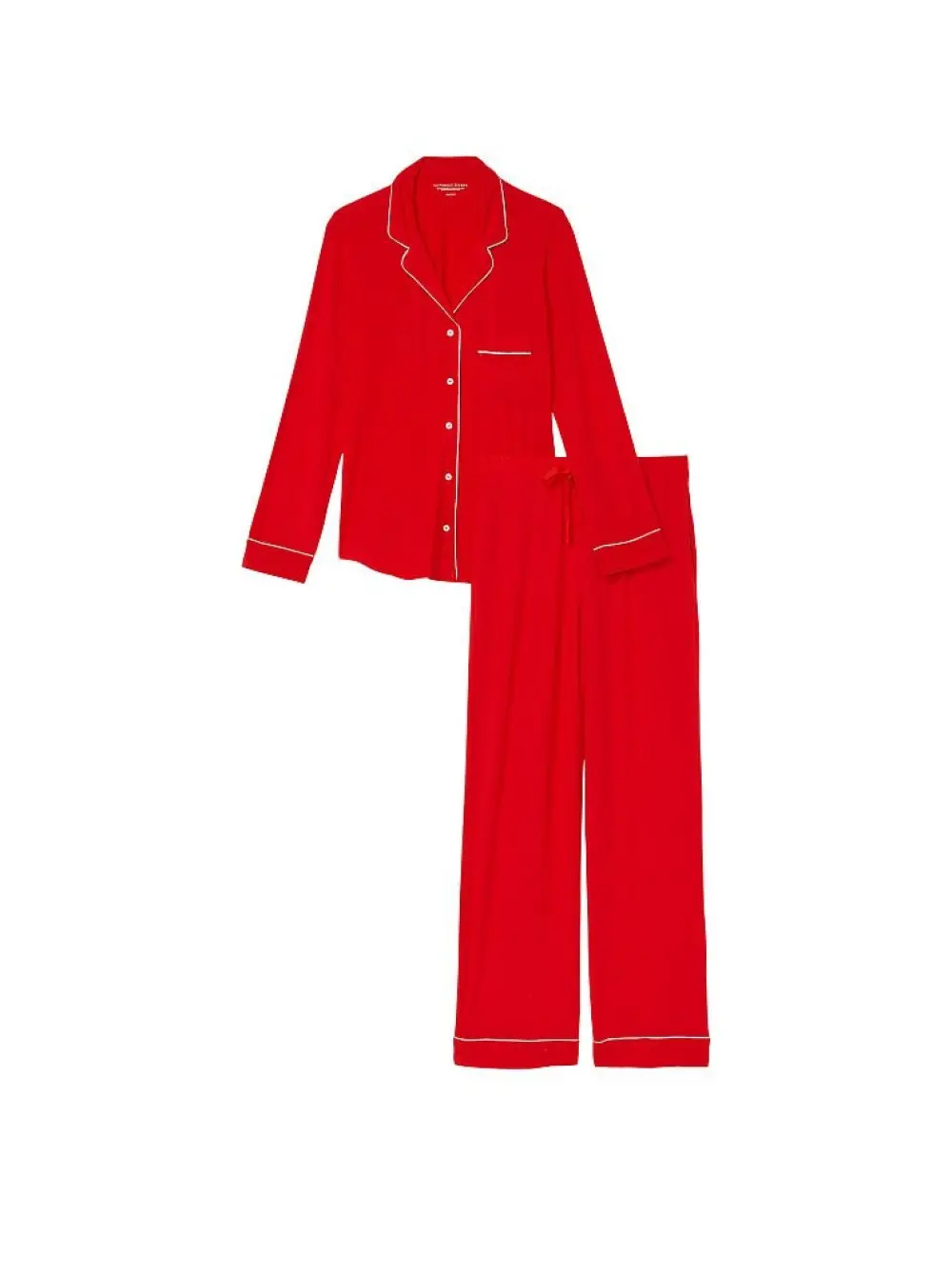 Пижама Victoria's Secret Modal Long Pajama Set Lipstick