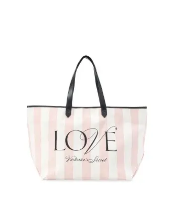 Love pink tote bag hot sale