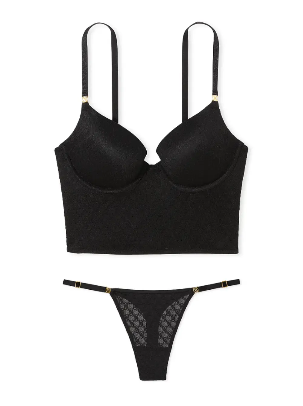 Комплект белья Icon by Victoria's Secret Push-Up Corset Top