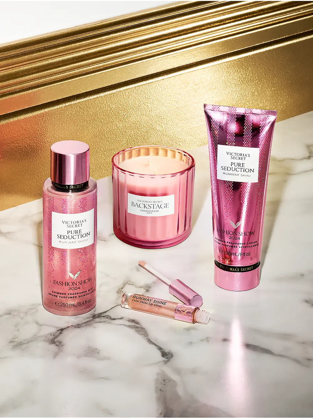 Спрей із шиммером Runway Shine Body Mist Pure Seduction купити оригінал у  Києві, ціна в Україні — SecretAngeL❤️