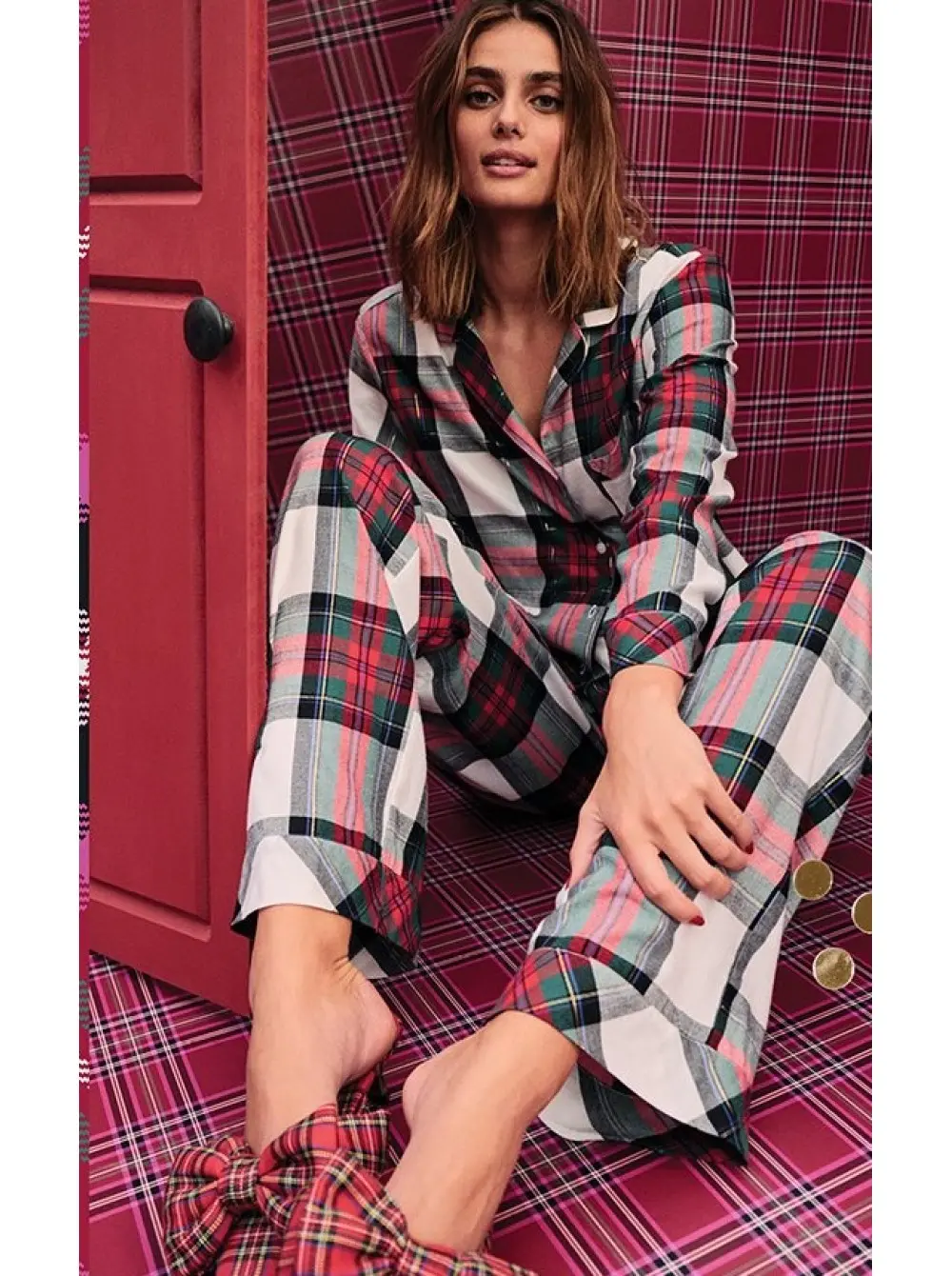 Victoria s Secret Flannel Long PJ Set Print SecretAngeL