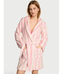 Плюшевий халат Short Cozy Robe Iconic Stripe