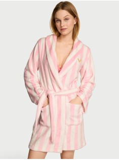 Плюшевий халат Short Cozy Robe Iconic Stripe