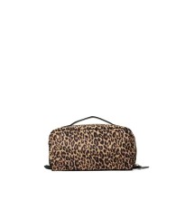 Косметичка Victoria's Secret 3-Piece Expandable Travel Makeup Bag Leopard