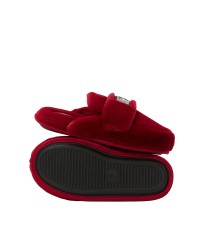 Домашні капці Luxe Plush Shine Patch Slide Slippers Red Lacquer