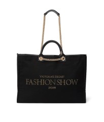 Сумка Backstage Double Handle Tote Black Gold Rhinestone