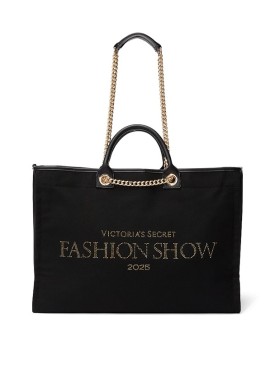 Сумка Backstage Double Handle Tote Black Gold Rhinestone