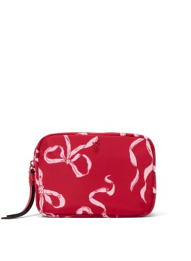 Косметичка Victoria's Secret Lipstick Red Bows Travel Makeup Bag