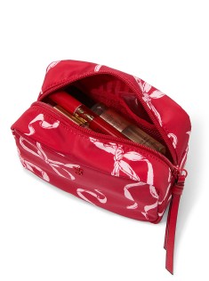 Косметичка Victoria's Secret Lipstick Red Bows Travel Makeup Bag