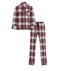 Піжама Flannel Long Pajama Set Plaid Print
