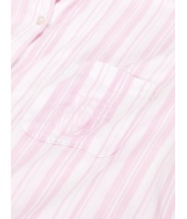 Піжама Victoria's Secret Modal-Cotton Long-Sleeve Short Pajama Set Angel Pink Stripe