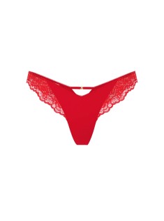 Трусики Victoria's Secret Very Sexy Rose Lace-Trim High-Leg Thong Panty Lipstick