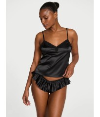 Піжама Tease Satin Lace-Trim Cami & Flutter Shorts Set