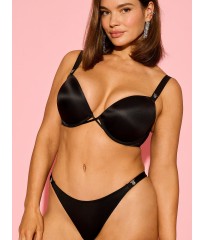 Комплект білизни Victoria's Secret Black Angel Shine Strap Push-Up Bra Set