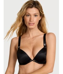 Комплект білизни Victoria's Secret Black Angel Shine Strap Push-Up Bra Set