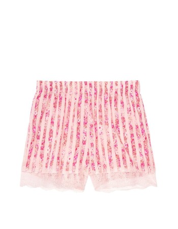 Шорты VS Cotton Short Pink & Flower print