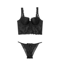 Комплект белья Victoria’s Secret Luxe Lingerie Unlined Floral Embroidered