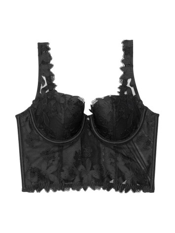 Комплект Victoria's Secret Luxe Lingerie Unlined Floral Embroidered