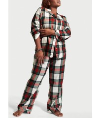 Пижама Victoria’s Secret Flannel Long PJ Set Print