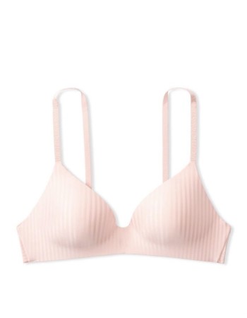 Бюстгальтер Victoria’s Secret THE T-SHIRT Lightly-Lined Wireless Bra Pink Strip