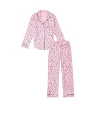 Піжама Victoria's Secret Modal Long PJ Set Pink Hearts