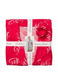 Піжама Victoria's Secret Flannel Red Love Short Pj Set