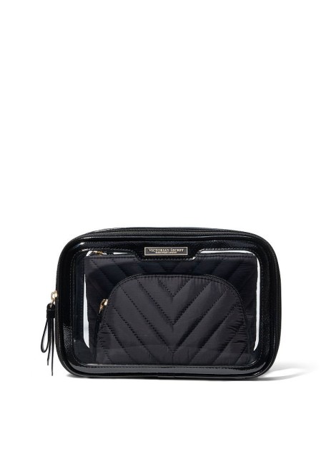 Косметичка 3в1 Victoria's Secret Beauty Bag Black Lily