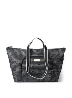 Пляжна сумка Вікторія Сікрет Black Packable Tote