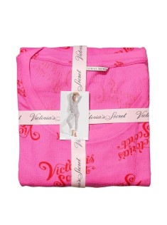 Пижама Victoria’s Secret Thermal Long PJ Set print Logo VS