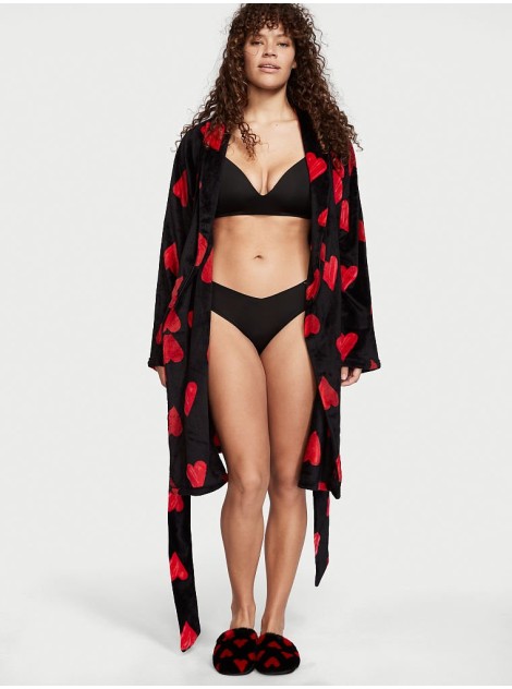 Домашние тапочки Victoria's Secret Red Hearts Slippers