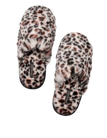 Домашние тапочки Victoria's Secret Leopard Slippers