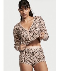 Пижама Victoria’s Secret Thermal Short PJ Set Leopard