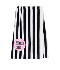 Рушник для волосся та пляжу - комплект Вікторія Сікрет Striped Towel
